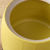 MH Ceramics Large Stash Jar in Yellow Saffron