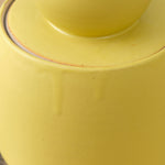 MQuan Large Stash Jar with Lid in Yellow  Saffron