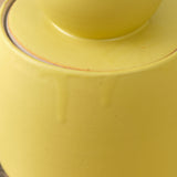 MQuan Large Stash Jar with Lid in Yellow  Saffron