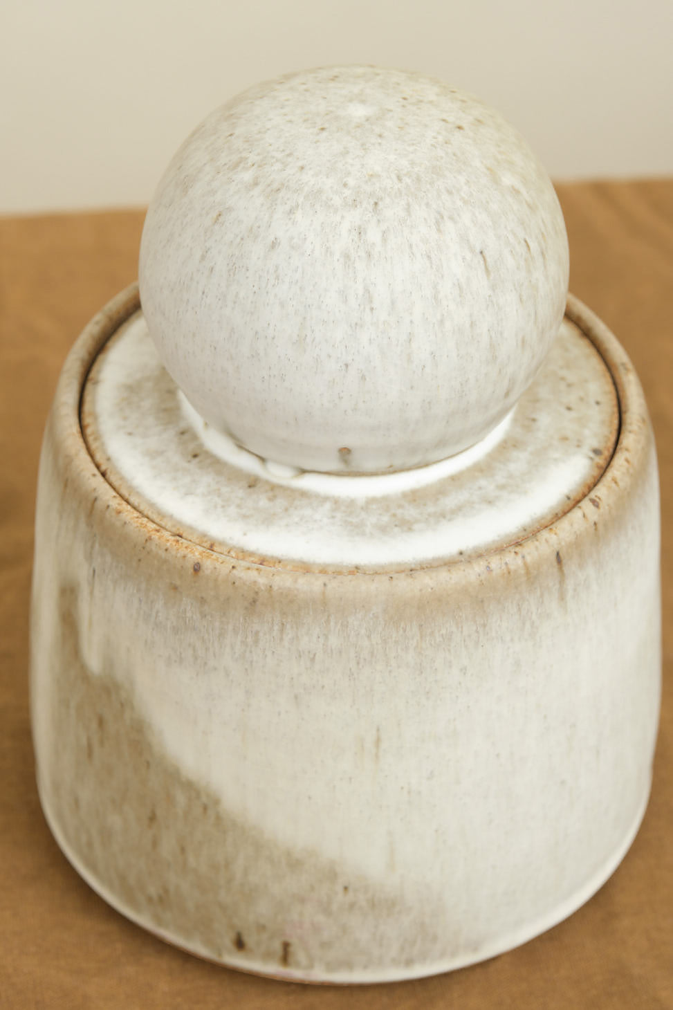 Lid on Large Stash Jar