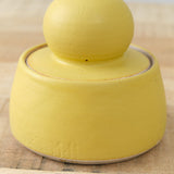 MH Ceramics Mini Stash Jar with Ball Lid in Yellow Saffron