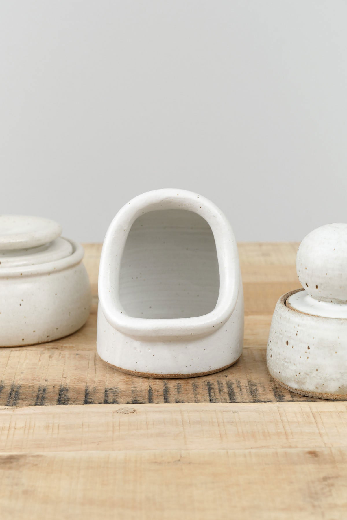 MH Ceramics Salt Keeper in Alabaster White