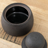 Small Stash Jar in Charcoal Black by MH Ceramics