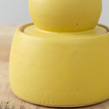 Yellow Saffron Small Stash Jar with Ball Lid by MH Ceramics 