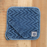 Mi Cocina Home Kitchen Trivets Herringbone Trivet/Pot Holder Medium Vintage