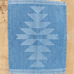 Mi Cocina Home Kitchen Placemats Indigo Denim Placemat Star Light Wash / 14" X 18"