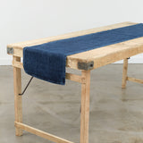 Indigo Denim Table Runner in Dark Vintage by Mi Cocina