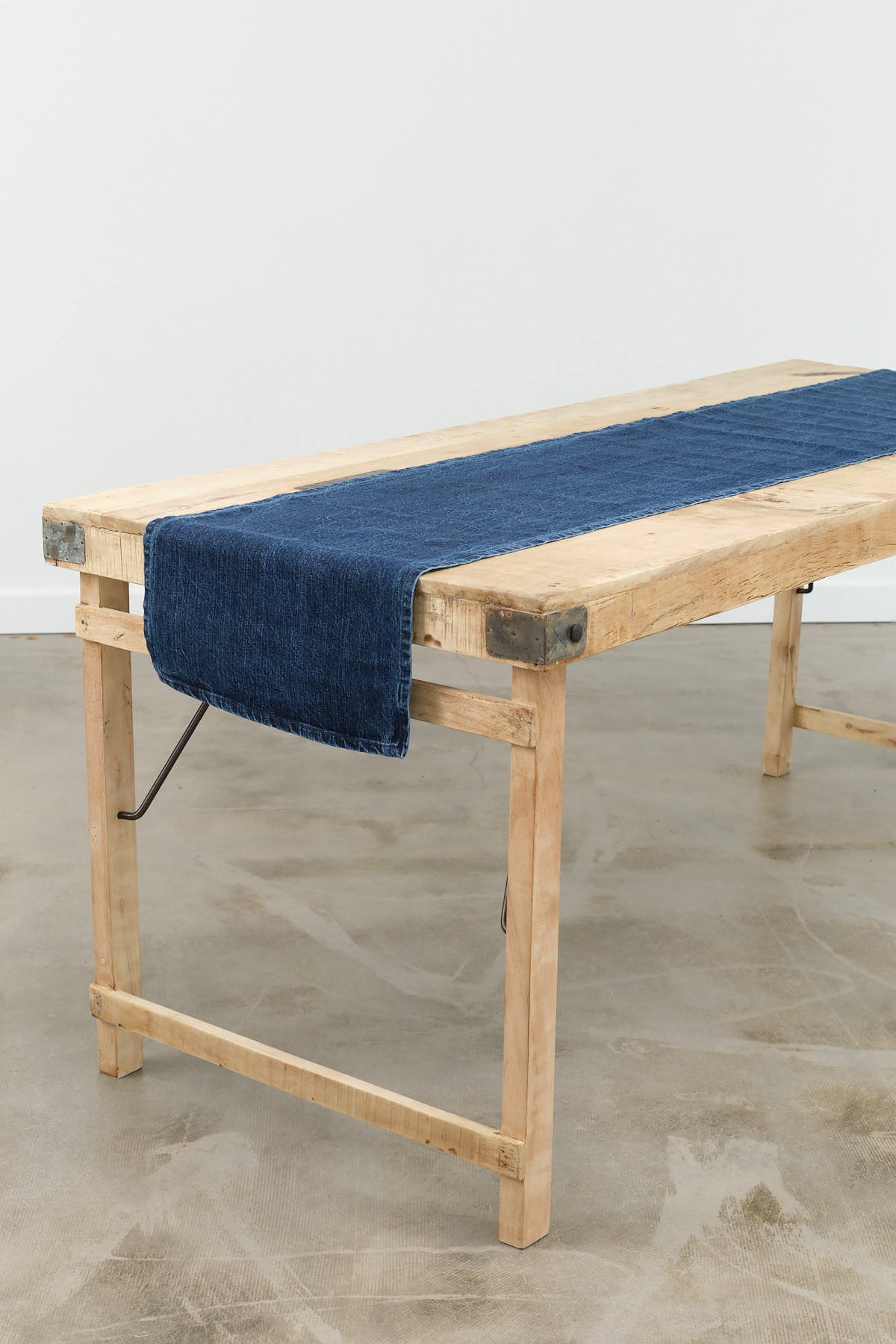 Indigo Denim Table Runner in Dark Vintage by Mi Cocina