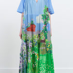 Michelle Dress by Mii in Landscape Spring Print
