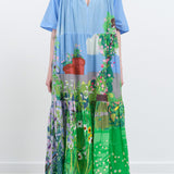 Michelle Dress by Mii in Landscape Spring Print