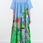 Mii Long Tiered Maxi Michelle Dress in Landscape Spring