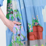 Mii Maxi Michelle Dress with Pockets in Landscape Spring