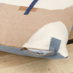 Minna Decorative Julie Pillow in Sky Blue White 