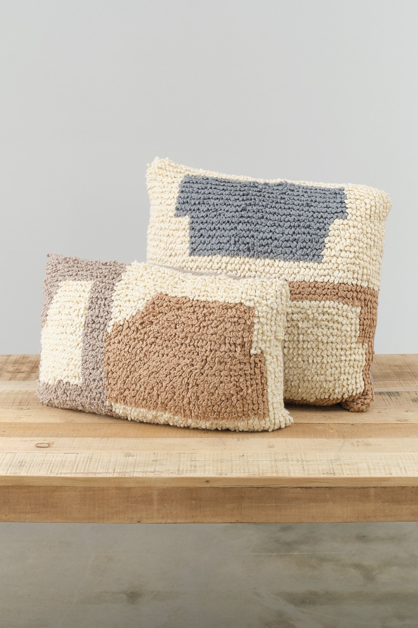 Minna Loops Lumbar Pillow in Neutral