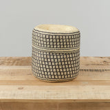 Minna Medium Oaxacan Woven Basket in Black