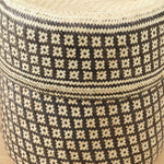 Black Medium Oaxacan Woven Basket by Minna