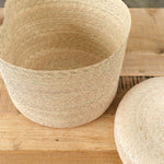 Natural Medium Palm Basket by Minna