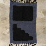 Minna Steps Mat in Midnight Blue Black