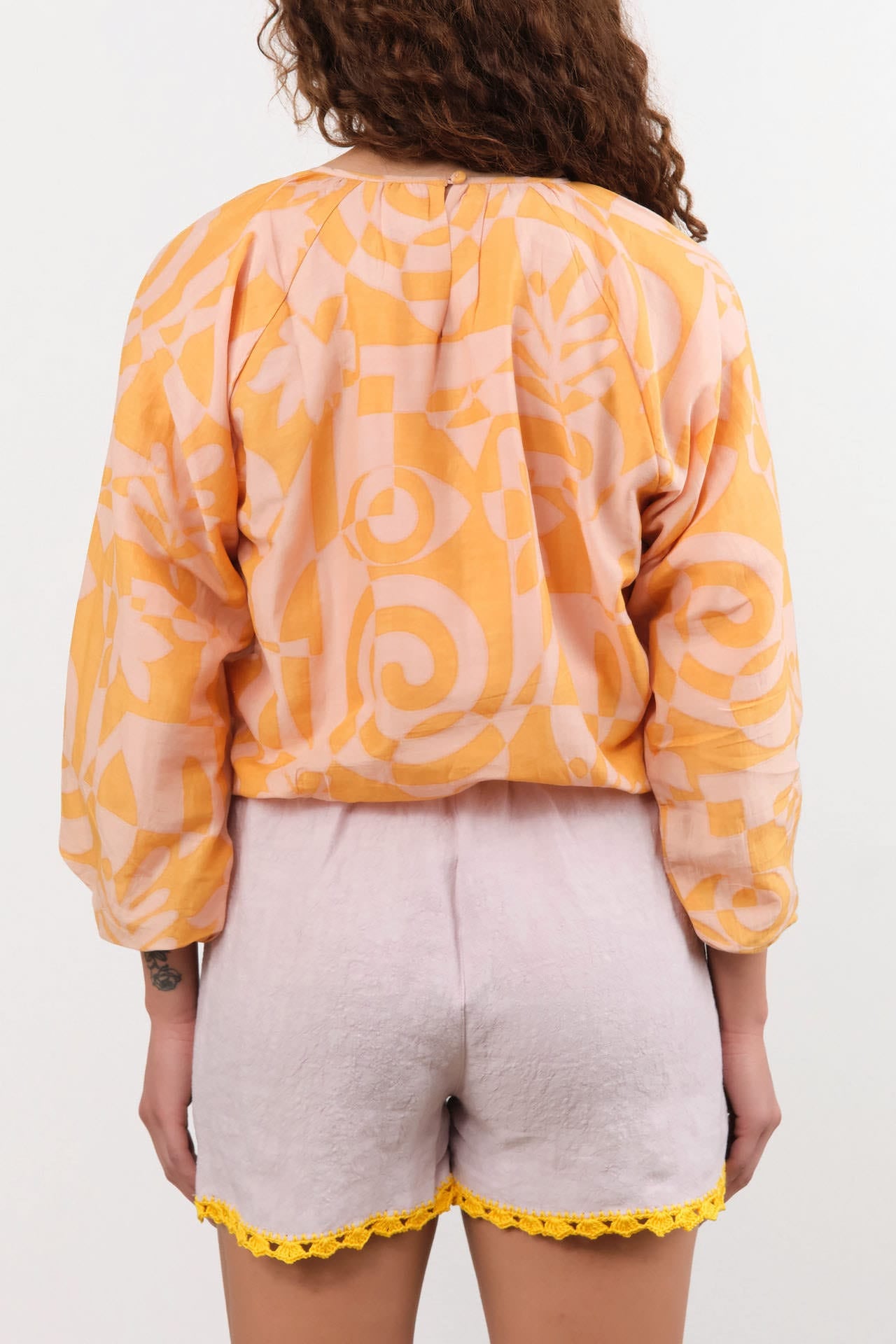 Mirth Apparel Womens Blouses Andaman Bubble Top