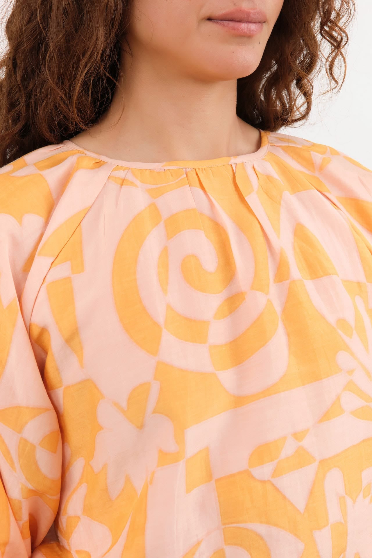 Mirth Apparel Womens Blouses Andaman Bubble Top