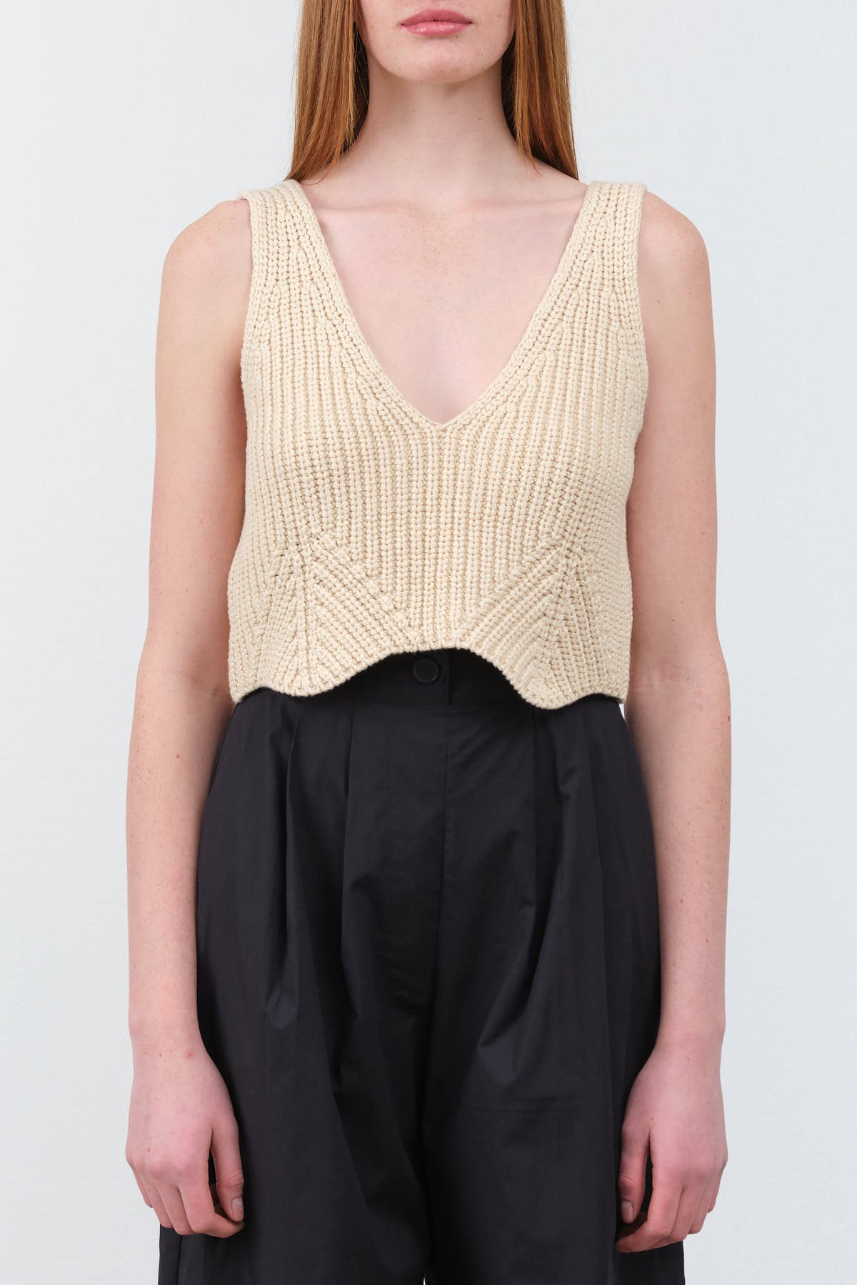 Front view of Aries Knit Tank