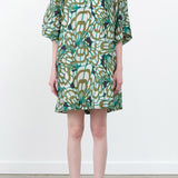 Faro Short Dress by Mirth in Moss Shell 