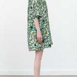 Mirth Faro Short Dress in Moss Shell Short Button Up