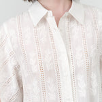 White Vine Eyelet Harbour Blouse Mirth