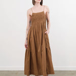 Mirth Apparel Womens Dresses Janeiro Dress in Brownie