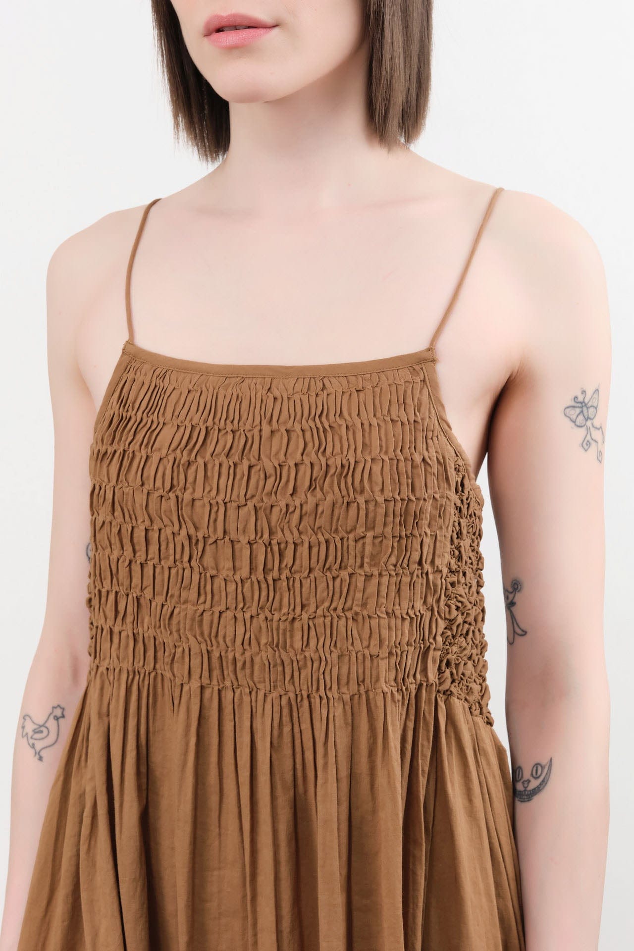 Mirth Apparel Womens Dresses Janeiro Dress in Brownie
