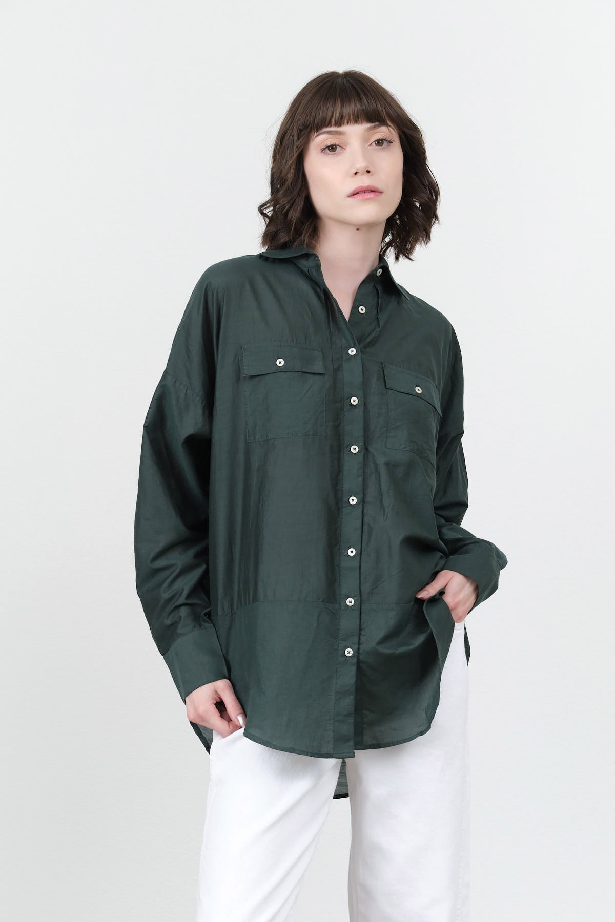Mirth Kyoto Blouse in Palm