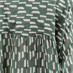 Mirth Apparel Womens Blouses Kyoto Shirt in Verdure Rainfall