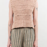 Mirth Apparel Womens Sweaters Marin Ladderstitch Knit Vest