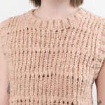 Mirth Apparel Womens Sweaters Marin Ladderstitch Knit Vest