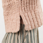 Mirth Apparel Womens Sweaters Marin Ladderstitch Knit Vest