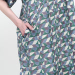 Marrakesh Dress With Pockets by Mirth in Seaglass in Aegean