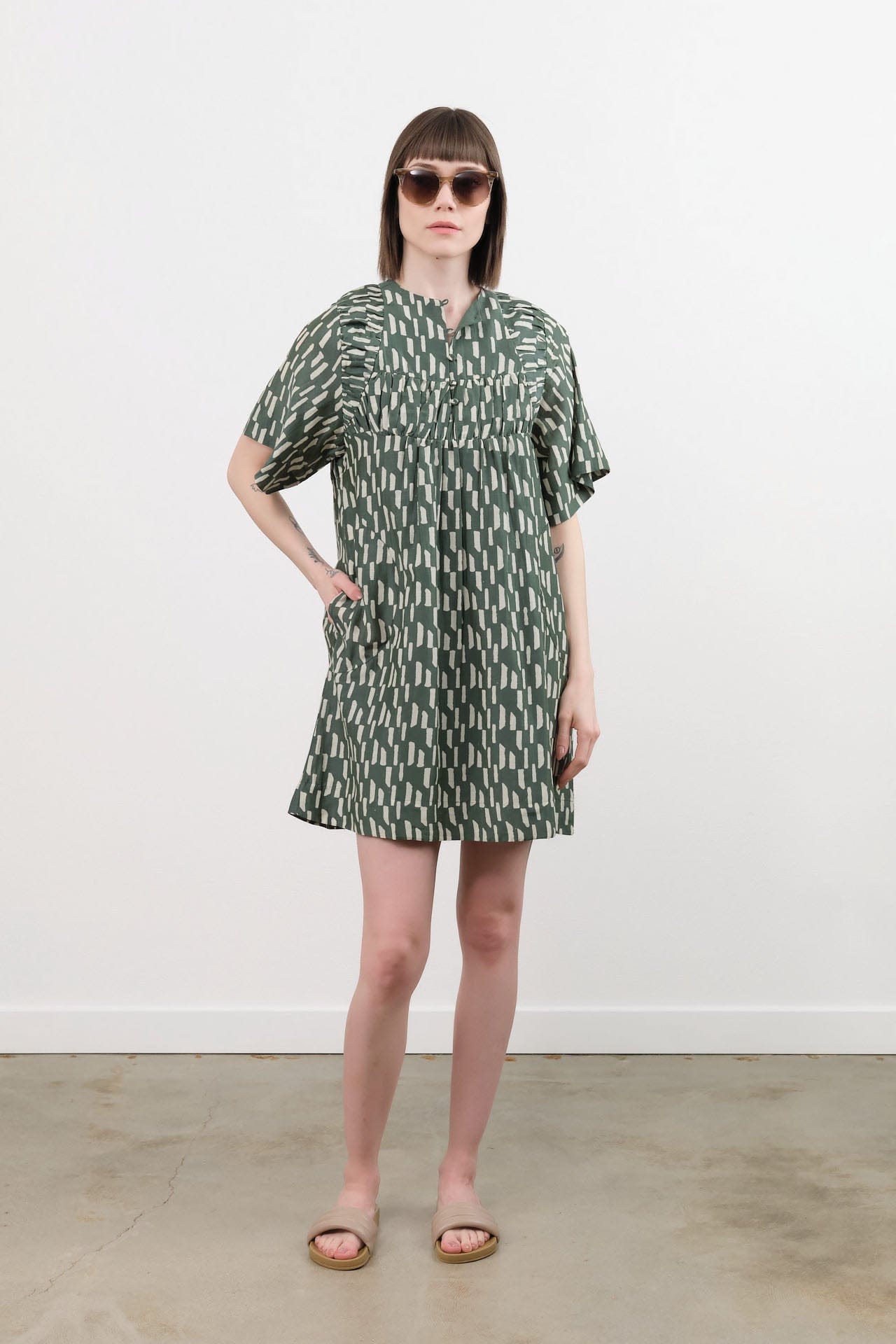 Mirth Apparel Womens Dresses Marrakesh Dress in Verdure Rainfall