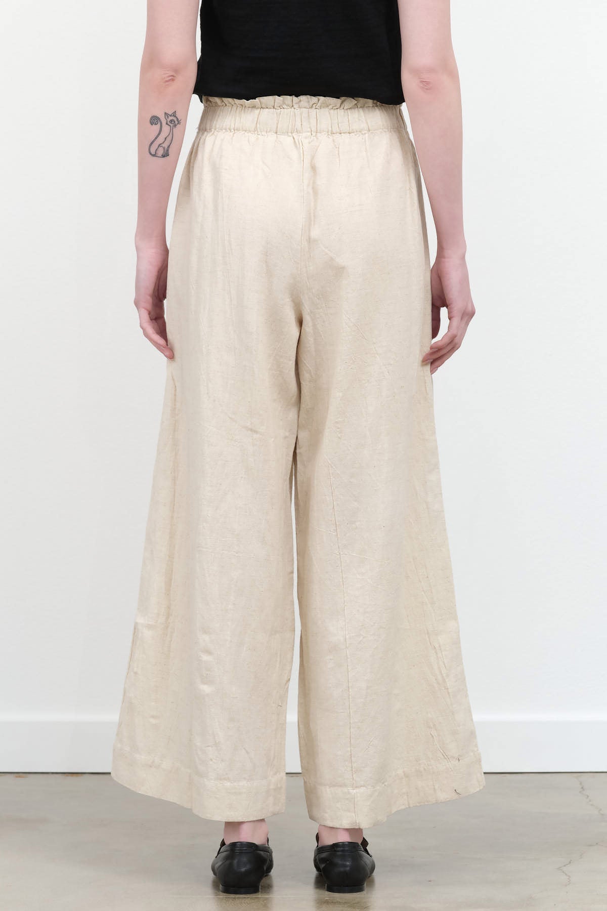 Back view of Mirth Pant in Oatmeal