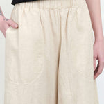 Waistband view of Mirth Pant in Oatmeal