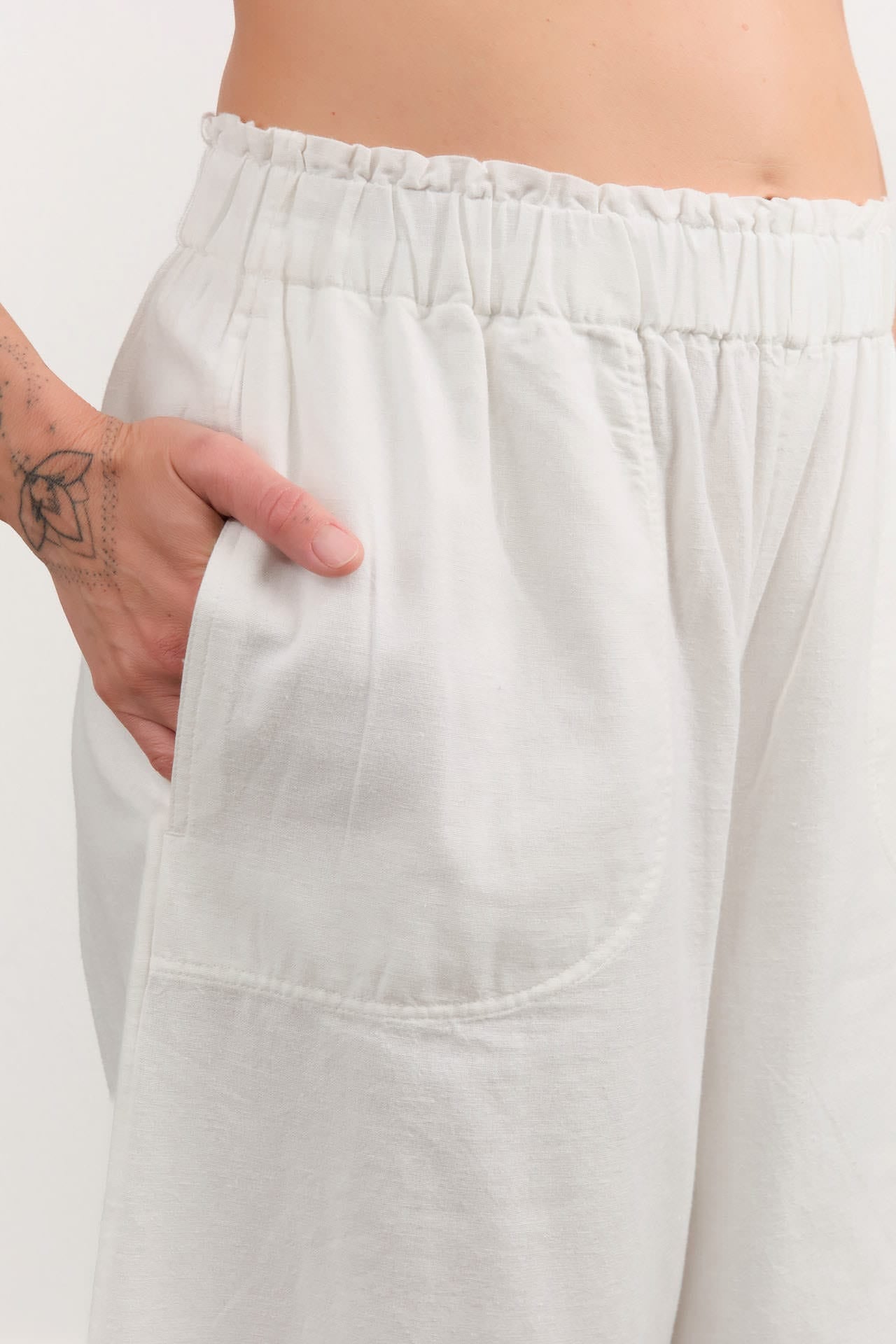 Mirth Apparel Womens Pants Mirth Pant in White