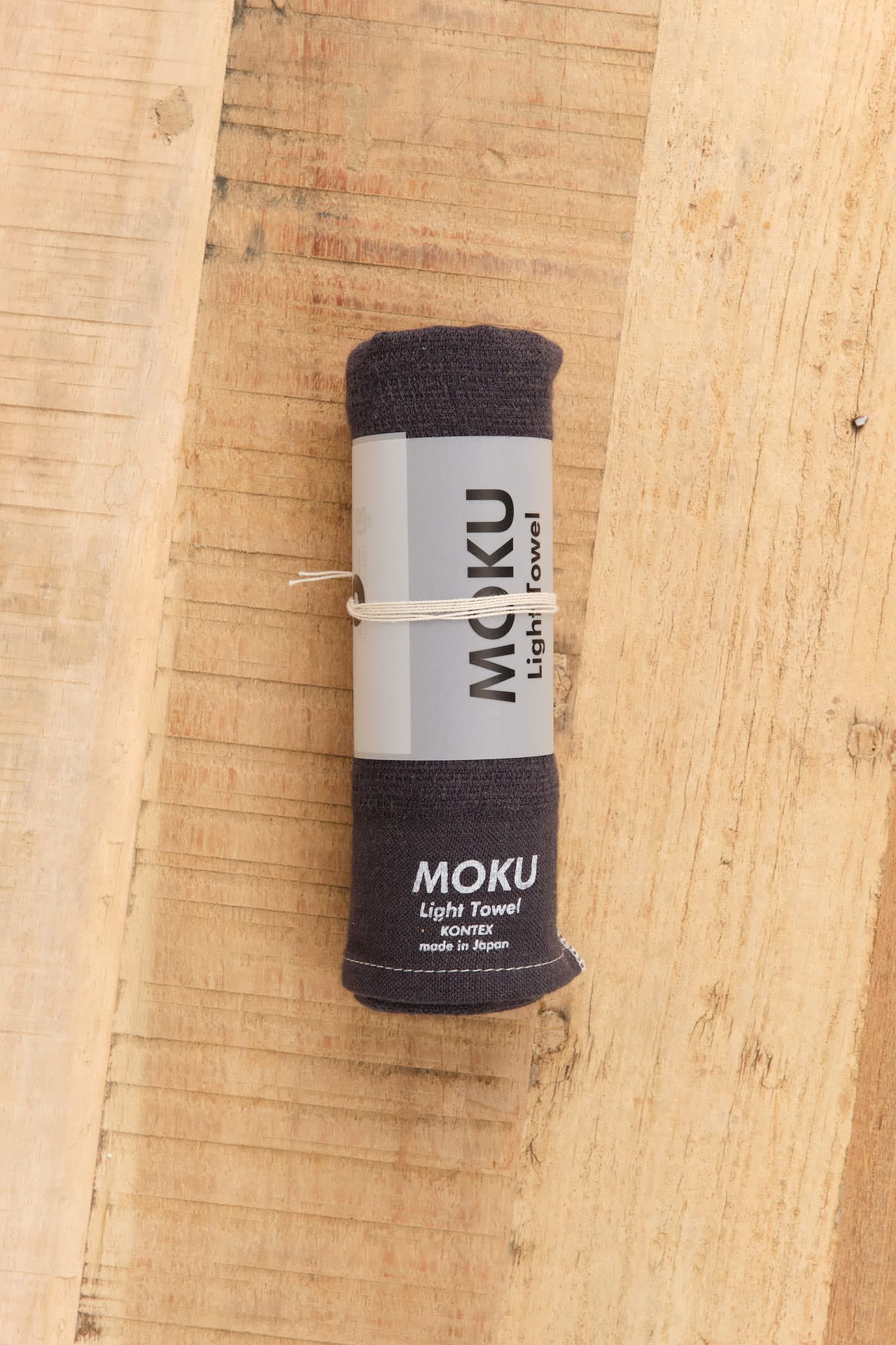 Kontex Home Bath Towels Moku Light Hand Towel Charcoal / 42" L X 12.5" W