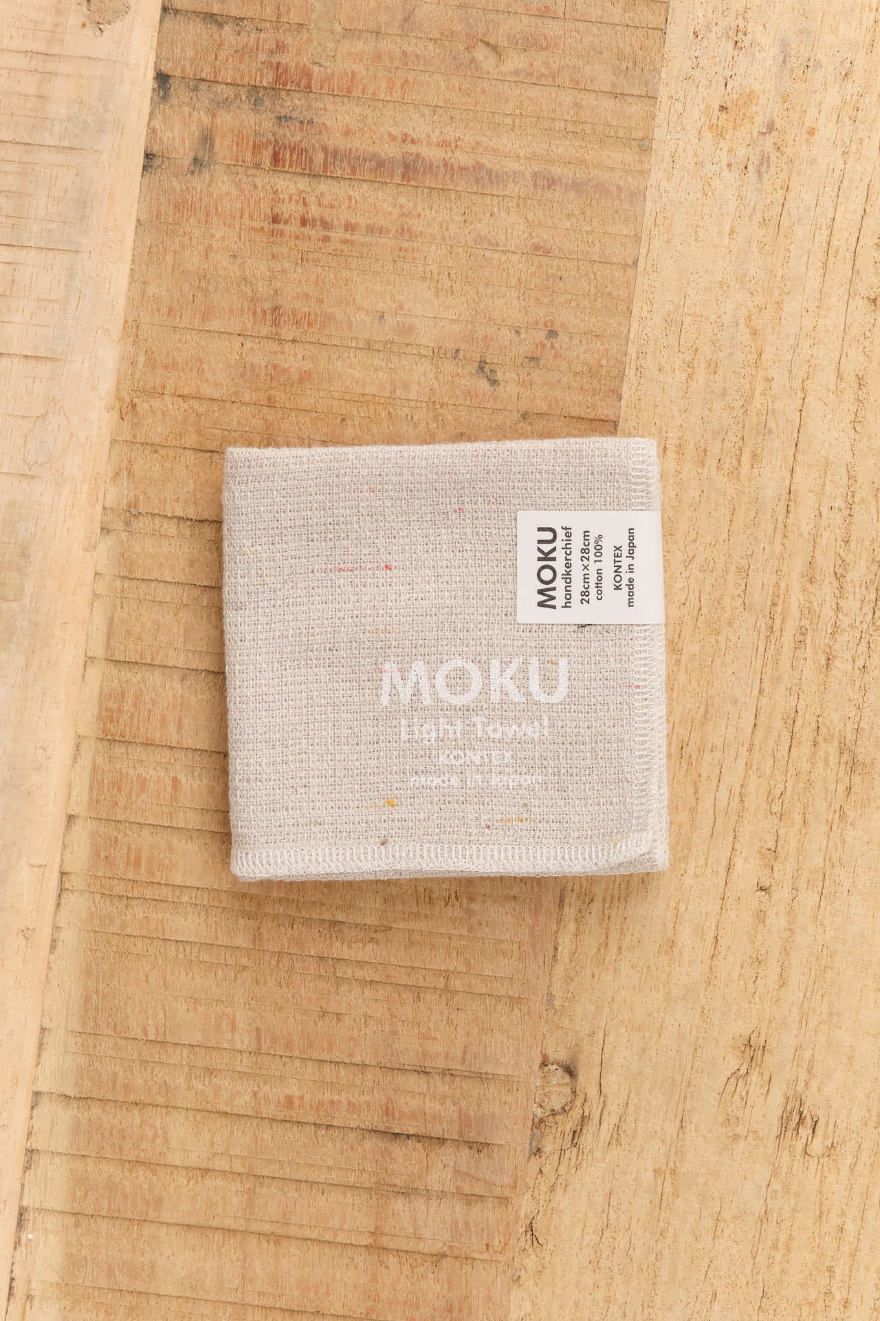 Kontex Home Bath Textiles Moku Light Washcloth Almond / 11.25" L X 11.25" W