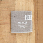 Kontex Home Bath Textiles Moku Light Washcloth Grey / 11.25" L X 11.25" W