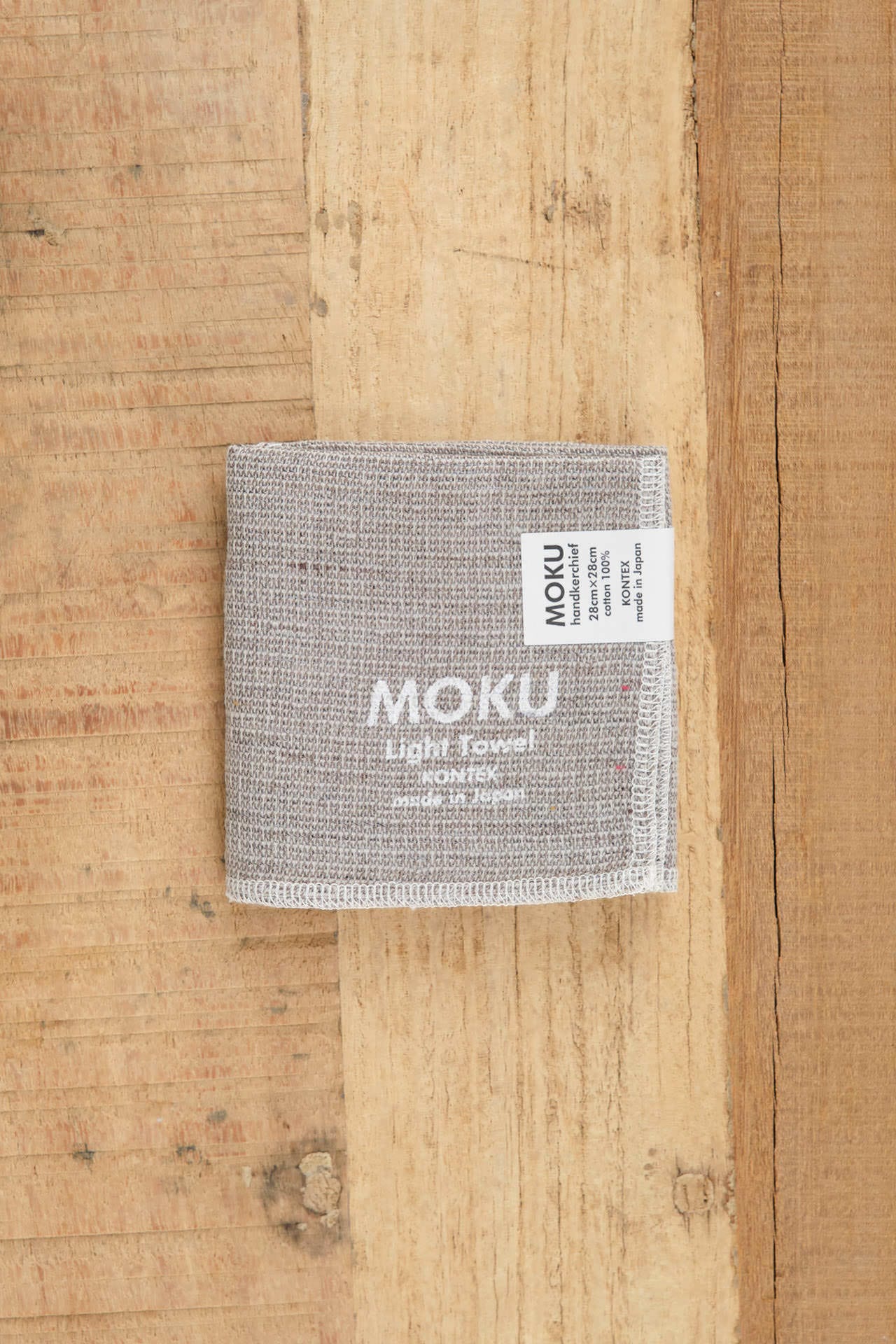 Kontex Home Bath Textiles Moku Light Washcloth Grey / 11.25" L X 11.25" W