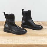 Cusna Tronchetto Donna Boots by Moma Shoes in Nero