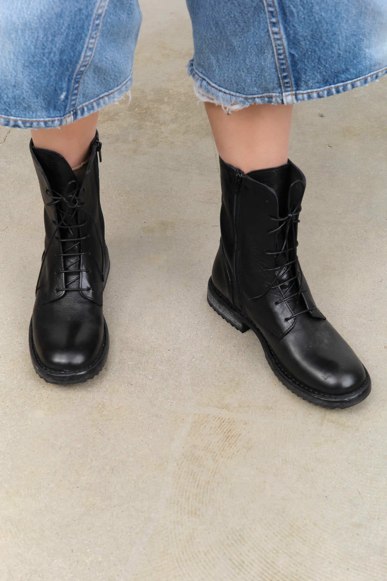Moma Shoes Accessories Womens Shoes Rick Lace-Up Ankle Boots