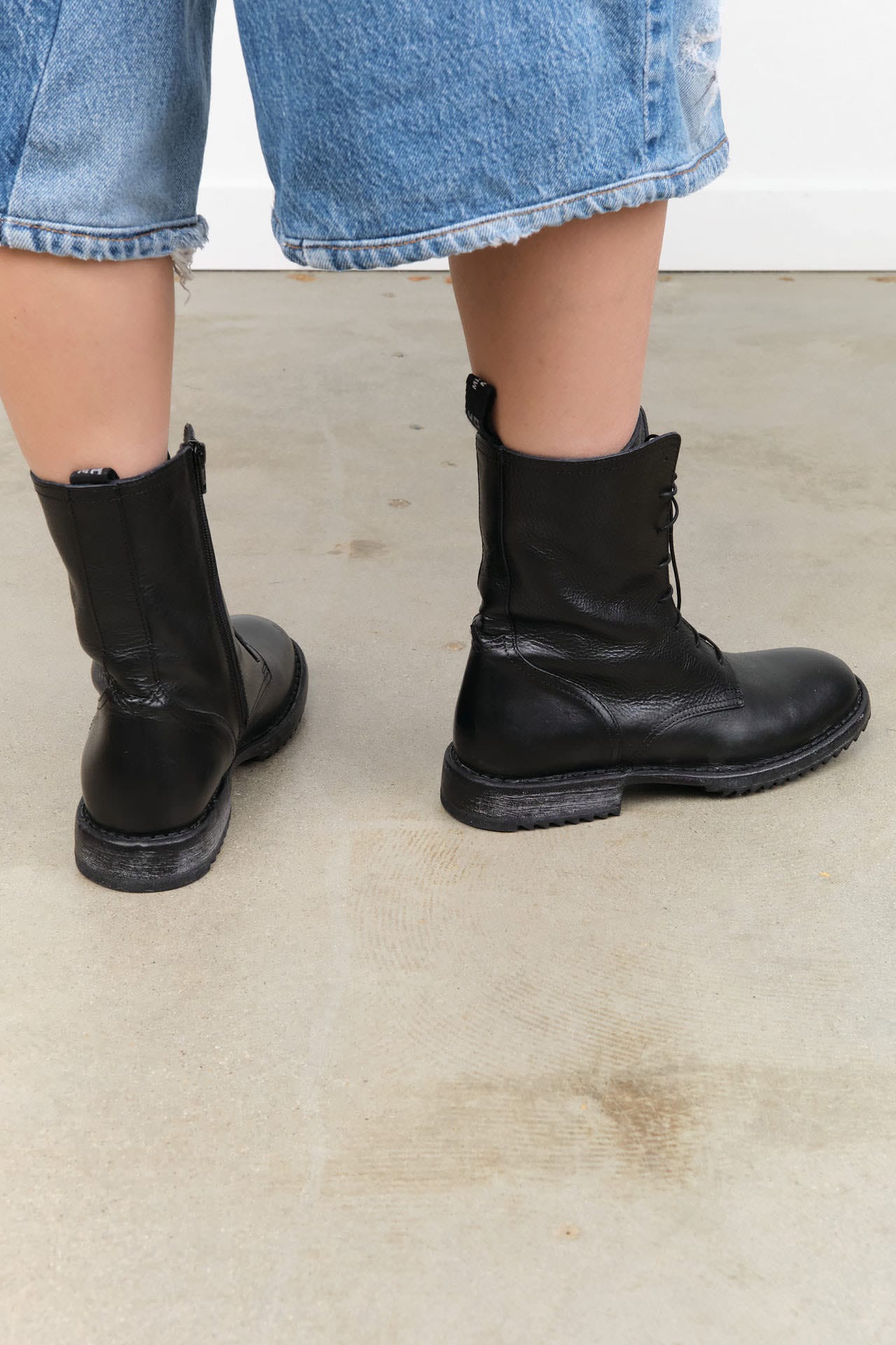 Moma Shoes Accessories Womens Shoes Rick Lace-Up Ankle Boots