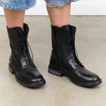 Moma Shoes Accessories Womens Shoes Rick Lace-Up Ankle Boots