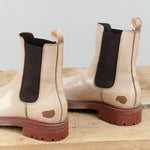 Moma Shoes Brand England Tronchetto Donna Boots in Sabbia Tan Brown