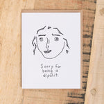 Mountain vs. Plains Craft Stationery Dipshit Card